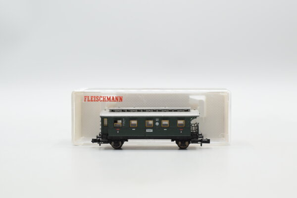 Fleischmann N 8066 Personenwagen 2./3. Kl mit Traglastenabteil B2iwe DRG