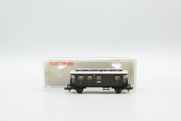 Fleischmann N 8765K Personenwagen 3. Kl mit Gepäckabteil CPwi pr05b DRG