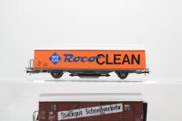 Roco H0 Konvolut Gedeckter Güterwagen (RocoClean),...