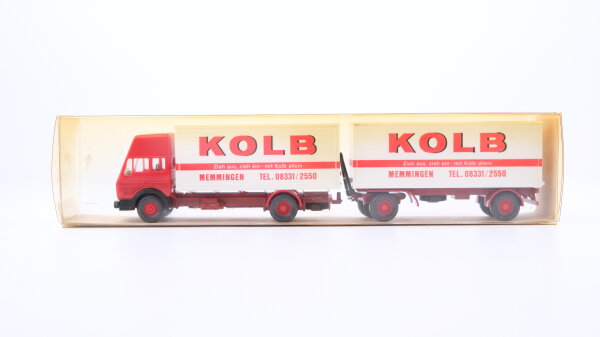 Wiking 1:87 27459 GK: 459/3 CS nicht erfasst MB 1638 Kofferlastzug 2/2