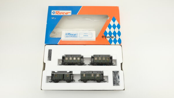 Roco H0 44014 Lokalbahnwagen-Set K.Bay.Sts.B.