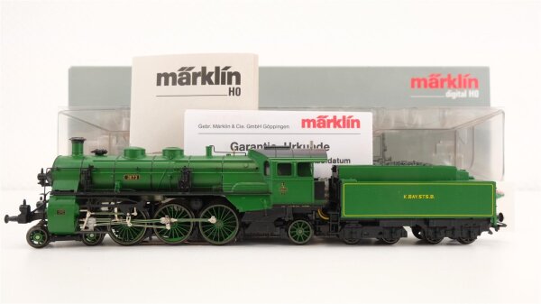 Märklin H0 37182 Schlepptenderlokomotive Reihe S 3/6 der K.Bay.Sts.B. Wechselstrom Digital (vermutlich verharzt)