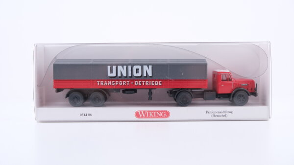 Wiking 1:87 0514 06 Henschel HS 140  Pritschen-Sattelzug (2022)