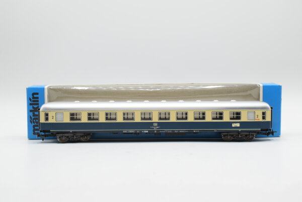 Märklin H0 4092 Reisezugwagen (Schnellzugwagen 2.Kl, oceanblau-beige) Büm 234 der DB