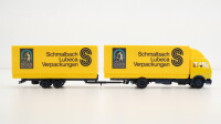 Herpa H0 LKW mit Anhänger "Schmalbach Lubeca Verpackungen"