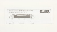 Piko H0 57454 E-Lok "Railion" BR 189 023-5 DB Gleichstrom