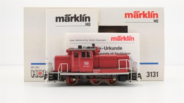 Märklin H0 3131 Diesellokomotive BR 361 der DB Wechselstrom Digitalisiert (Weiße OVP)