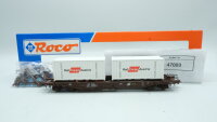 Roco H0 47003 Taschenwagen mit Container "Rail Cargo...