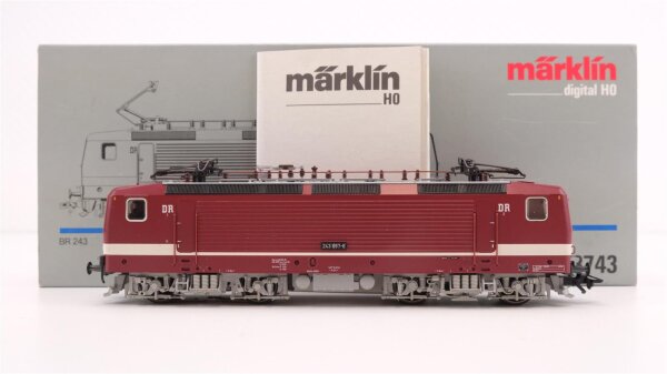 Märklin H0 3743 Elektrische Lokomotive BR 243 der DR (DDR) Wechselstrom Digital