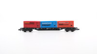 Minitrix N 51 3507 00 Containerwagen DB