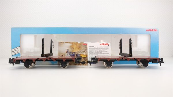 Märklin Spur 1 54804 Drehschemelwagen mit Holzladung