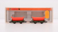Arnold N 4480 Kipplorenwagen-Set Orange