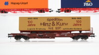 Piko/u.a. H0 Konvolut Containertragwagen/ Taschenwagen DB Cargo