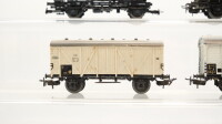 Märklin/Roco H0 Konvolut Kesselwagen/ ged. Güterwagen/ Güterzugbegleitwagen DB