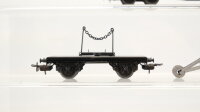 Märklin H0 Konvolut Kranwagen mit Beiwagen/ Drehschemelwagen/ Rungenwagen DB