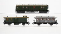 Märklin/Roco H0 Konvolut Postwagen/ Gepäckwagen/ Nebenbahnwagen 4.Kl. Württemberg/K.P.E.V.