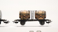 Märklin H0 Konvolut Kesselwagen/ Weinfasswagen/ Silowagen DB