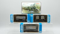 Märklin H0 Konvolut Kesselwagen/ Silowagen/ ged. Güterwagen DB/SJ (EVP)