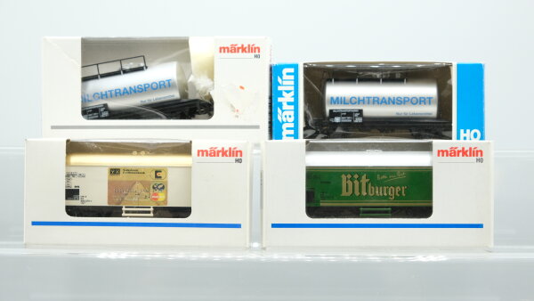 Märklin H0 Konvolut Kesselwagen/ Kühlwagen DB (EVP)