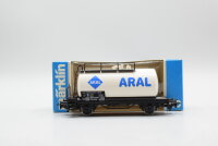 Märklin H0 4440 Mineralöl-Kesselwagen (ARAL, weißer Kessel) Einheitskesselwagen der DB