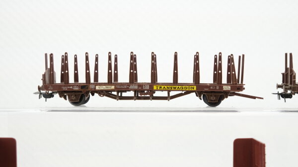 Lima/Piko/u.a. H0 Konvolut Autotransportwagen/ Rungenwagen/ ged. Güterwagen/ Flachwagen FS/SNCF