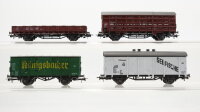 Roco H0 Konvolut Viehtransportwagen/ Niederbordwagen/ ged. Güterwagen DB