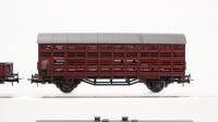 Roco H0 Konvolut Viehtransportwagen/ Niederbordwagen/ ged. Güterwagen DB