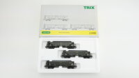 Trix H0 23500 Wagen-Set "Kohlentrichterwagen 3Stk
