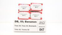 M+D H0 047 Wagenset 4tlg. Bananen DB