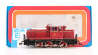 Märklin H0 3065 Diesellokomotive BR V60 / BR 260 / BR 360 der DB Wechselstrom Analog (Blau-Rote OVP) (vermutlich verharzt)