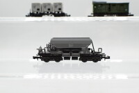 Minitrix/Arnold/Lima N Konvolut Selbstentladewagen/ Schotterwagen/ Behältertragwagen/ ged. Güterwagen/ Packwagen DB
