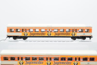 Märklin H0 Konvolut Nahverkehrswagen mit Steuerwagen "Jägermeister" 1./2.Kl. DB