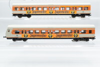 Märklin H0 Konvolut Nahverkehrswagen mit Steuerwagen "Jägermeister" 1./2.Kl. DB