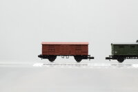 Arnold/Lima N Konvolut Packwagen/ Niederbordwagen/ Hochbordwagen/ ged. Güterwagen DB