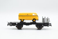 Sachsenmodelle H0 Flachwagen Xf mit VW Trasporter T1a