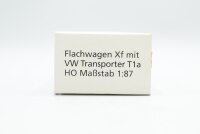 Sachsenmodelle H0 Flachwagen Xf mit VW Trasporter T1a