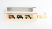 Märklin H0 1898 Oldtimer-Set Postfahrzeuge