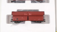 Trix H0 31356 Großraum Seitenentladewagen Erz IIId 3tlg.