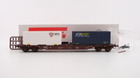 Kleinbahn H0 3642 Containerwagen mit 2 Kofferaufbauten DB