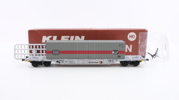 Kleinbahn H0 3651 Containerwagen (Kombiwaggon) mit 40 Container DB