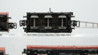 Märklin H0 Konvolut Niederbordwagen/ Hochbordwagen/ Kranwagen DB