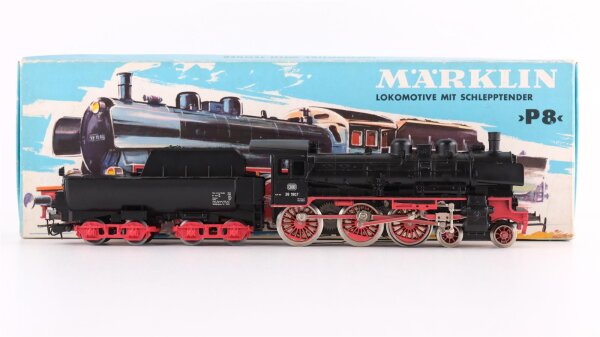 Märklin H0 3098 Schlepptenderlokomotive BR 38 der DB Wechselstrom (Hellblaue OVP)