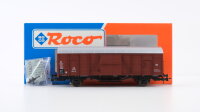 Roco H0 46100 Gedeckter Güterwagen (195 678, Braun) DB