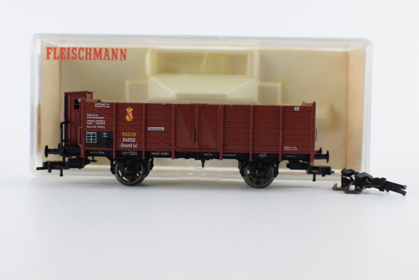 Fleischmann H0 5862K Offener Güterwagen Baden 64 052 GBSB