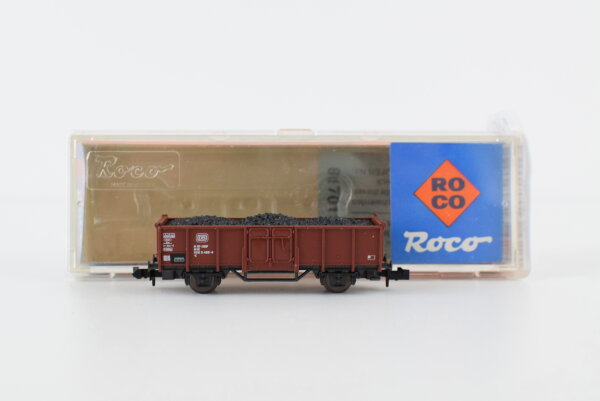 Roco N 25084 Offener Güterwagen beladen mit Kohlen E 035 DB
