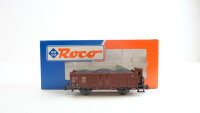 Roco H0 46278 Hochbordwagen mit Bremserhaus und Kohleladung DB