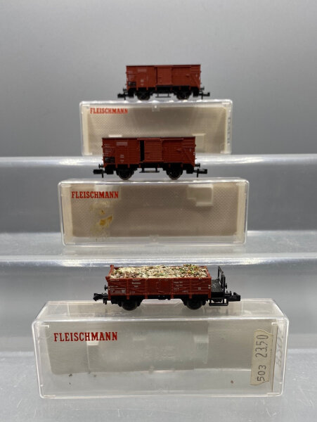 Fleischmann N Konvolut 8203/8360 Güterwagen DRG (37000831)