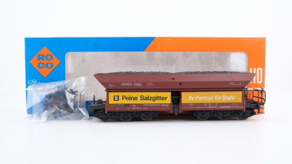 Roco H0 4370 Selbstentladewagen (066 1 075-1, Peine + Salzgitter) DB