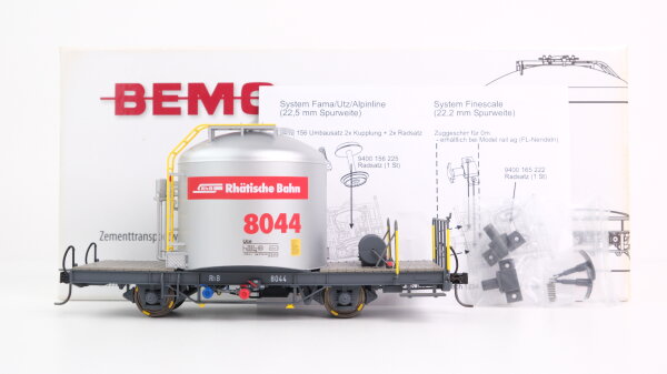 Bemo Spur 0m 9452 134 Zementtransportwagen Uce 8044 RhB