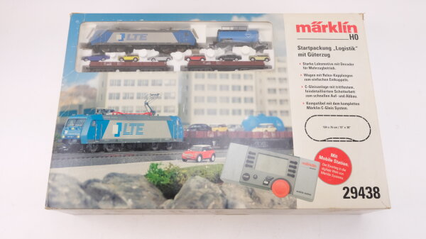 Märklin H0 29438 Startpackung "Logistik" mit Güterzug Wechselstrom Digital